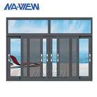 Gleitende Windows AluminiumGlasschiebetüren SGS mit Querbalken-Fenster