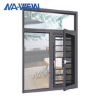 300x300mm Aluminiumflügelfenster Windows mit Gitter-Grills