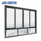 gleitendes Fenster-gleitendes Glasinnenfenster des Büro-Aluminium-6063