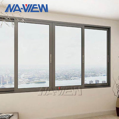 NAVIEW gleitendes Aluminiumwindows PVDF großes gleitendes Windows